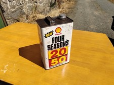 Vintage Oil Can Gallon Shell Four Seasons 20 50