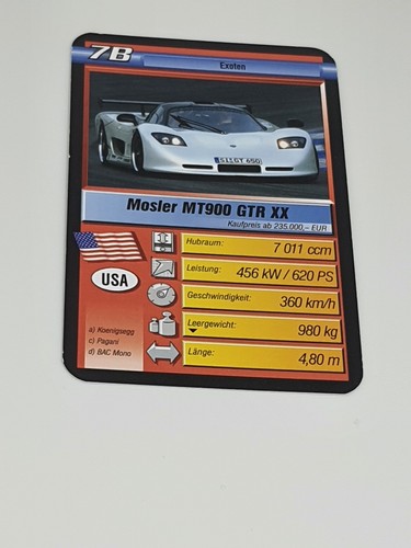 Mosler mt900 gtr luxury - mt900,
