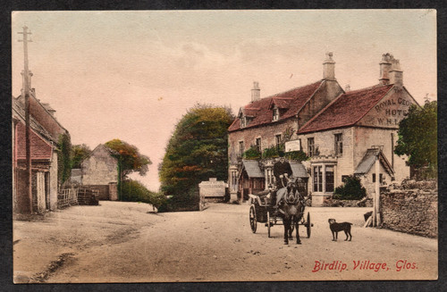 Postcard birdlip village - birdlip, nr