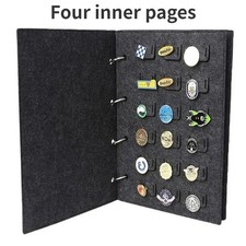 Badge Display Book Felt Brooch