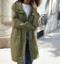 Ladies Lined Hooded Coat In