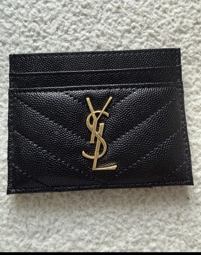 Ysl card holder black - holder,