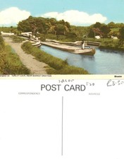 Vintage postcard turley lock - turley,