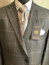 Mens Three Piece Suit Grey
