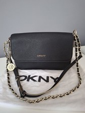 Dkny Black Leather Bryant Shoulder Bag