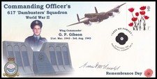 GRANT McDONALD Signed Commanding Officers Guy Gibson 617 Squadron RAF Cover