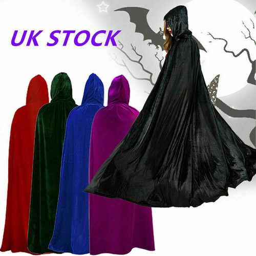 Velvet hooded cape halloween - velvet,