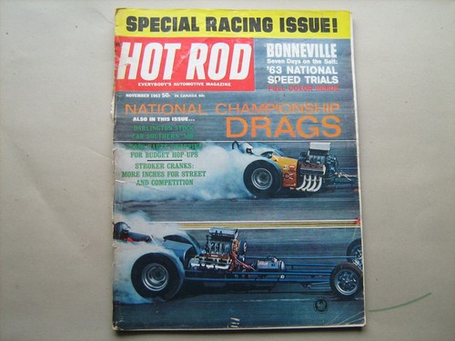 Hot rod november 1963 new - hot,