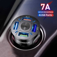 4 USB Ports Car Charger