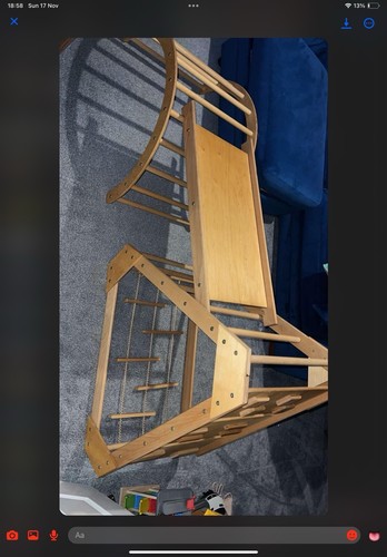 Indoor climbing frame - , with