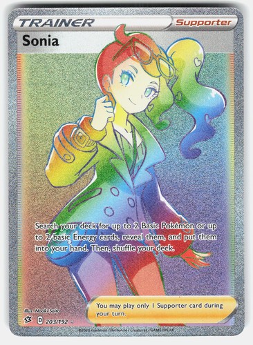 Sonia 203 192 holo - holo, tcg