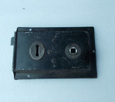 Rim Door Lock Vintage Duel Handled Brass And Steel ref 56 (FREE UK POSTAGE)