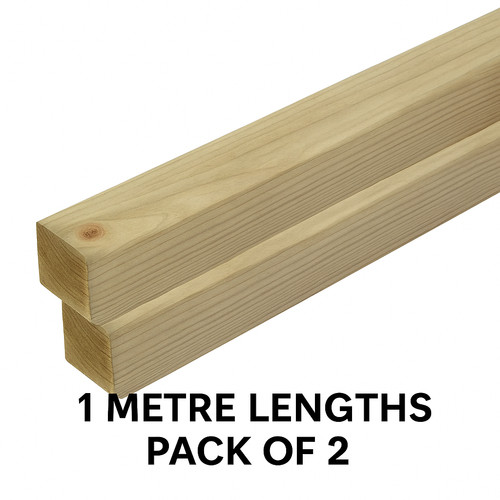 Treated wood 2x2 - 3x2", 4x2"