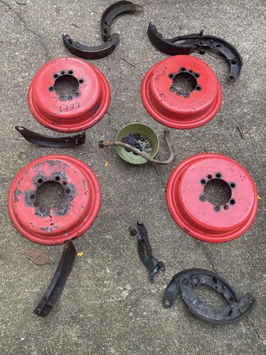 Used vintage brake drum set - brake,