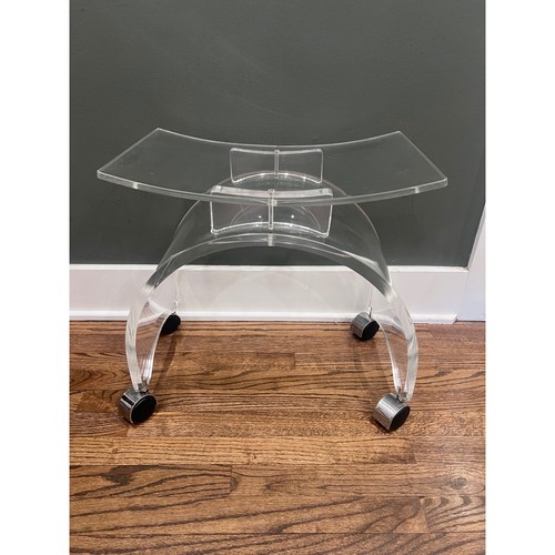 Vtg lucite acrylic vanity - lucite,