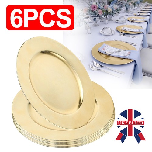 Christmas dinner charger - 6x,