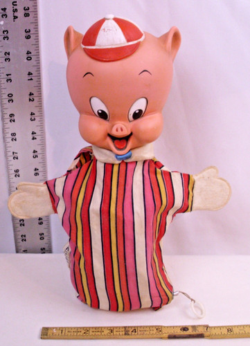 Mattel looney tunes porky - mattel, pig