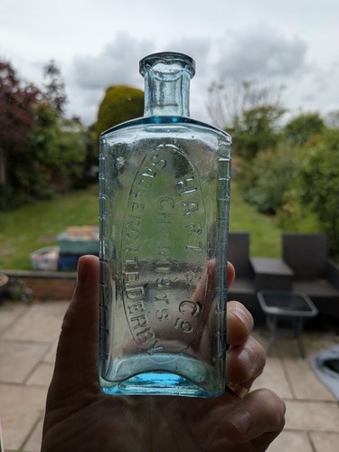 Victorian medicine bottle - medicine,