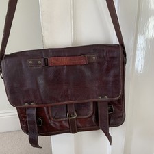 Leather Laptop Messenger Bag
