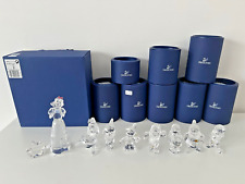 Retired Swarovski Disney Snow White & 7 Dwarfs Complete Set, Original Packaging