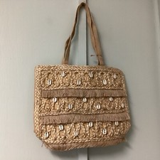 NWT Salt + Umber  Jute Cowrie