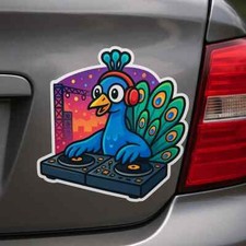 Peacock sticker festival - peacock,