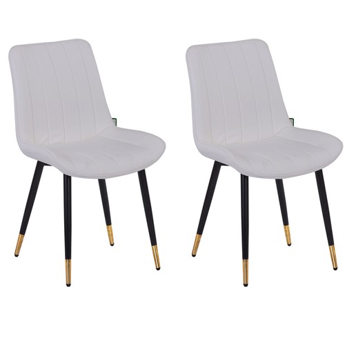 Set faux leather dining - set, 2