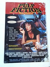 PULP FICTION 1995 QUENTIN TARANTINO ORIGINAL POSTER Video Shop VINTAGE 59.2x84cm