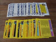 Topps Gremlins Cards from 1984 - VGC! Pick & Choose Your Cards - Rare UK Version