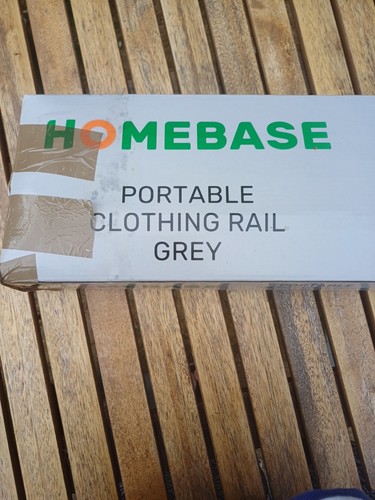 Portable clothing rail grey - rail,