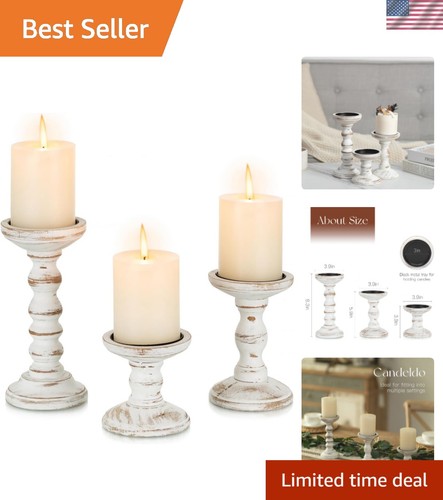 Wood candle holders for - candle,