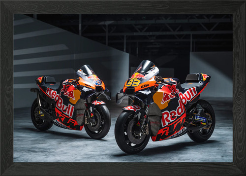 Ktm motogp bikes framed - rb,