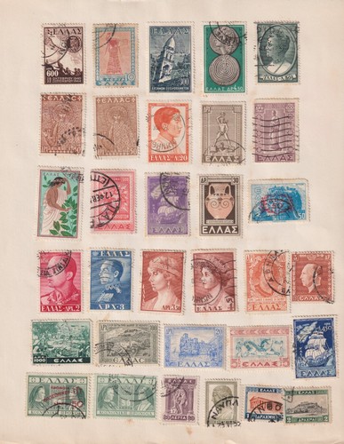 Greece stamps page - greece,