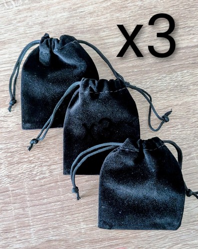 Black velvet jewellery - black,