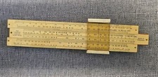 Vintage The Unique Log-Log Slide Rule