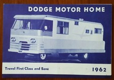 Dodge Motor Home Brochure 1962
