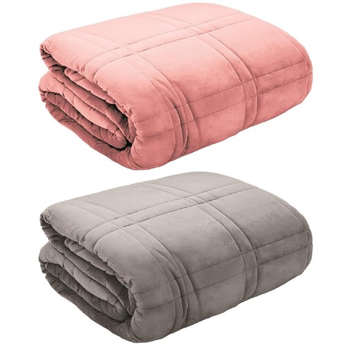 Velour weighted blanket for - velour,