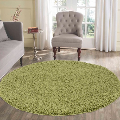 Shaggy rugs circular round - shaggy,