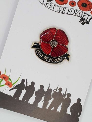 Poppy badge remembrance - poppy,