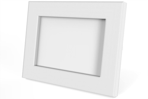 Black white picture frame - white,