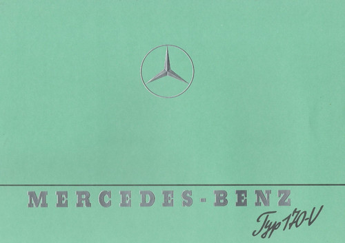 1988 mercedes benz type - type, 170-v
