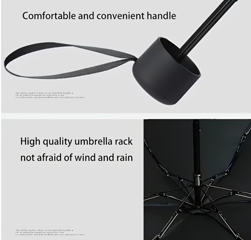 Umbrella black compact wind - umbrella,