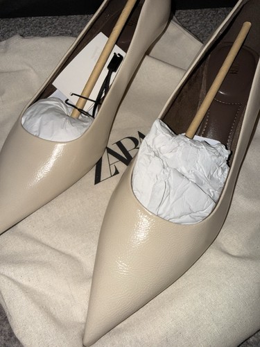 Zara court shoe cream - court,