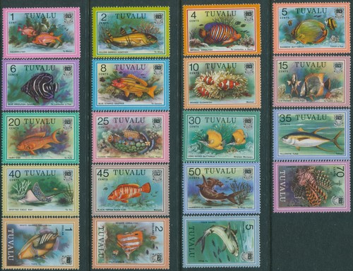 Tuvalu 1979 sg105 122 fish - sg105-122,