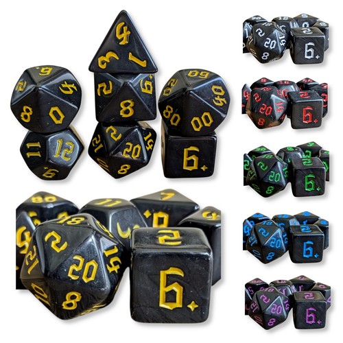 Dnd dice set 7pcs - dice,