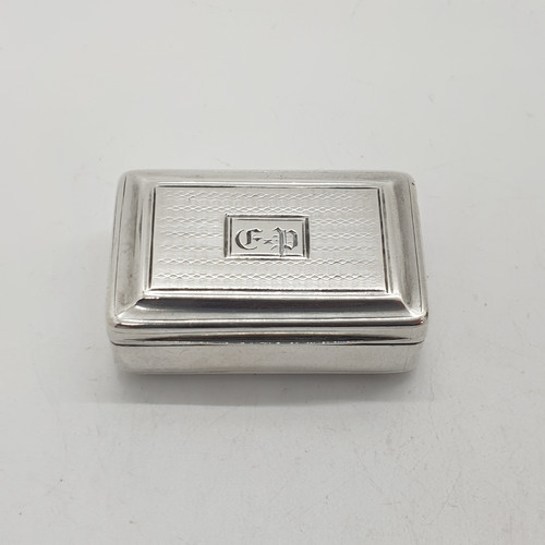 Georgian sterling silver snuff - sterling,