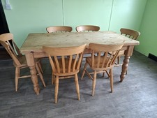 Pine Dining Table And Chairs