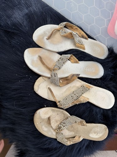 Pairs faith diamanté thongs - 2,