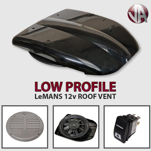 Low profile motorised - motorised, vent