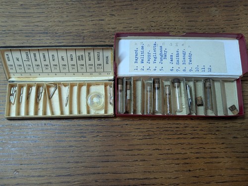 Clock balance staffs new - clock, old